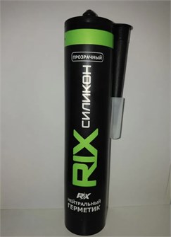 Герметик нейтральный RIX Formula прозрачный 260мл Г-RIX-ПР-260