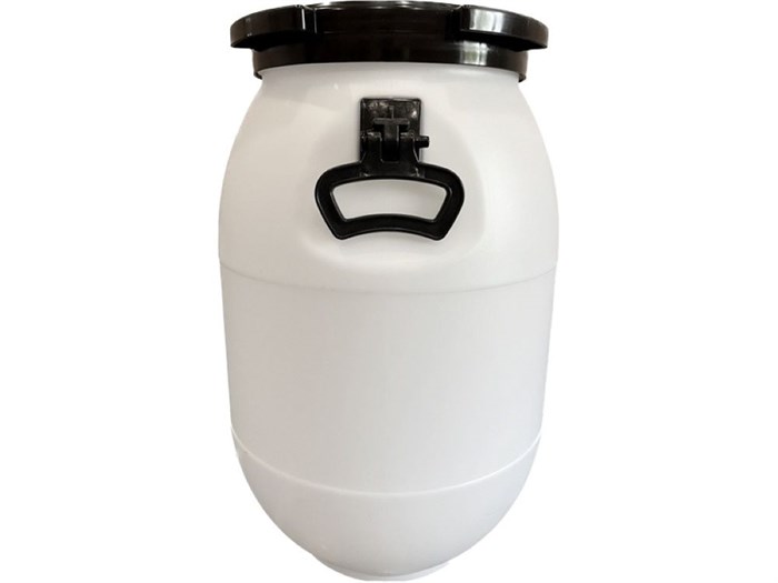 Бочка 50 л Дигрус п/э с крышкой винтовой с ручками 380х380х595 белая БК-ВР-50-Б/Д БК-ВР-50-Б/Д