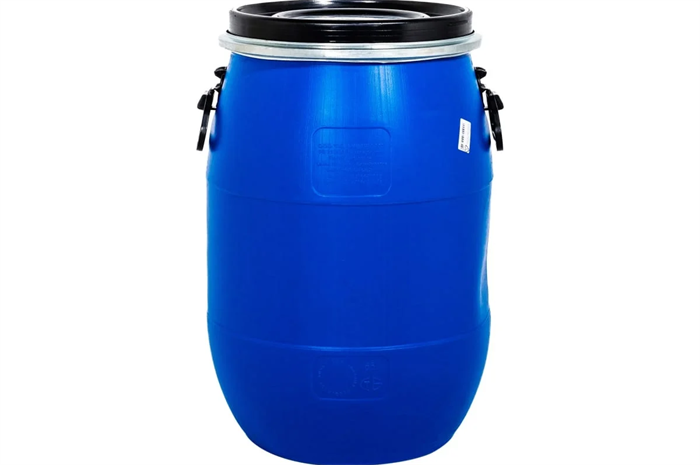 Бочка 65 л Дигрус круглая крышка-обруч с ручками 402х402х634 синяя БККОР-65-С/Д БККОР-65-С/Д