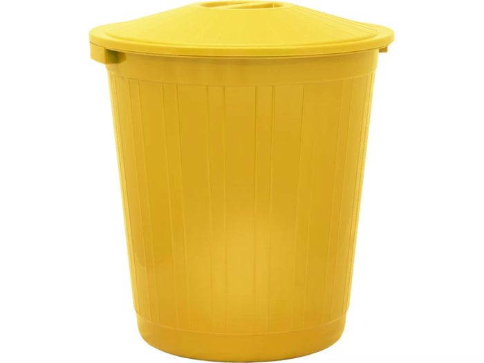 Дигрус Бак с крышкой (80 л) желтый арт Б-80-ЖК/Д Б-80-ЖК/Д