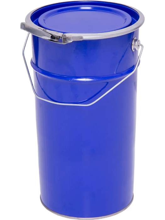 Дигрус Ведро металлическое 7 л крышка-обруч, синее ВМко7-С/Д ВМко7-С/Д