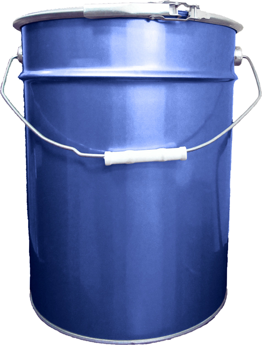 Дигрус Ведро металлическое 20л крышка-обруч, с покрытием, синее ВМкоП20-С/Д ВМкоП20-С/Д