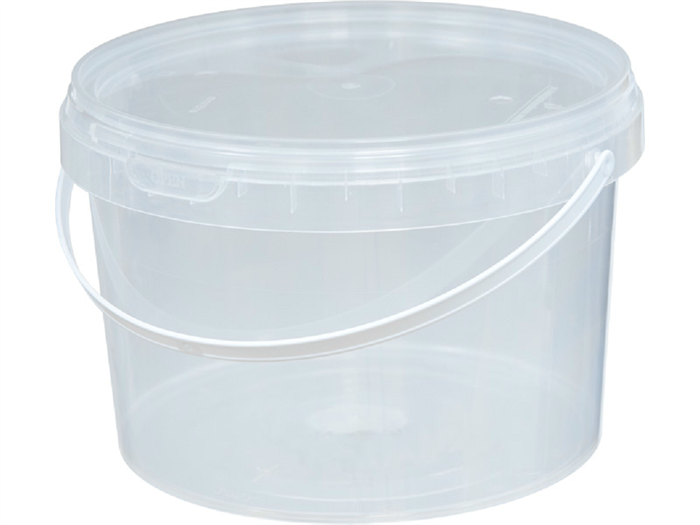 Дигрус Ведро 2,25л. круглое, под запайку,прозрачное ВПП-2,25-Пр/Д