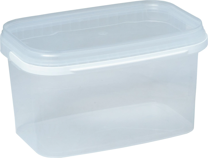 Дигрус Ведро пластиковое 3 литра с крышкой, прозрачное ВПк3-П/Д ВПк3-П/Д