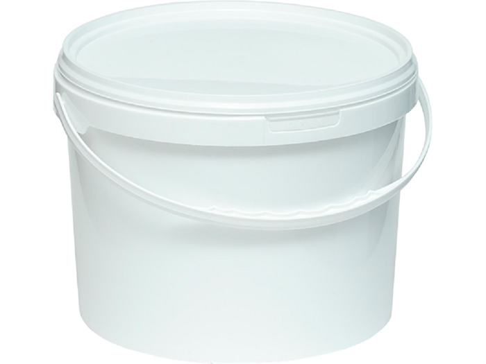 Дигрус Ведро 5,5л. круглое, с белой крышкой ВПК-5,5-БК/Д