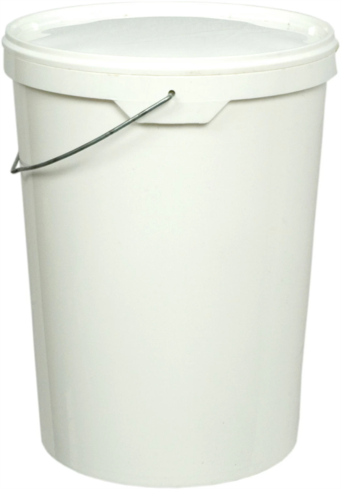 Дигрус Ведро пластиковое 20 литров круглое высокое с металлической ручкой с крышкой ВП-20-КВ/Д ВП-20-КВ/Д