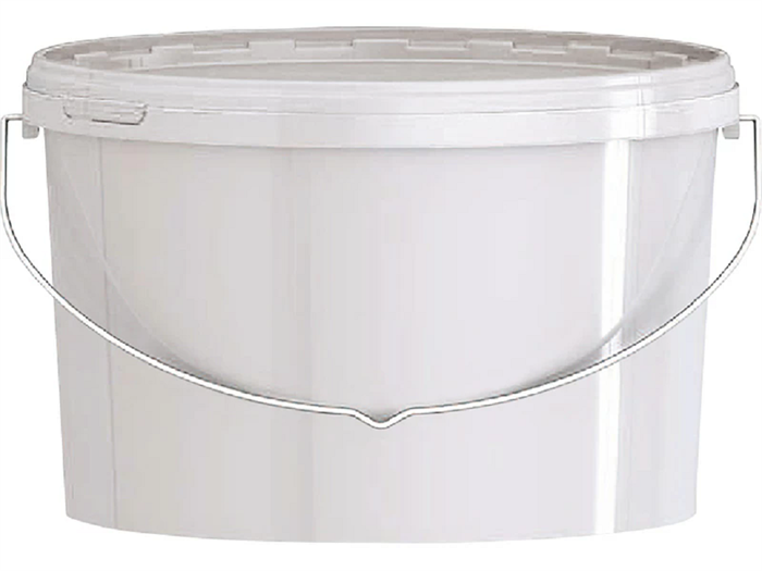 Дигрус Ведро пластиковое 5,8 литра овальное, белое ВПо-5,8-Б/Д ВПо-5,8-Б/Д