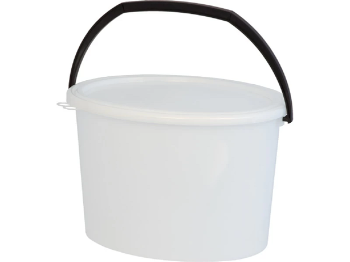 Дигрус Ведро пластиковое 15 литров овальное ПНД, белое ВП-15-О/Д ВП-15-О/Д