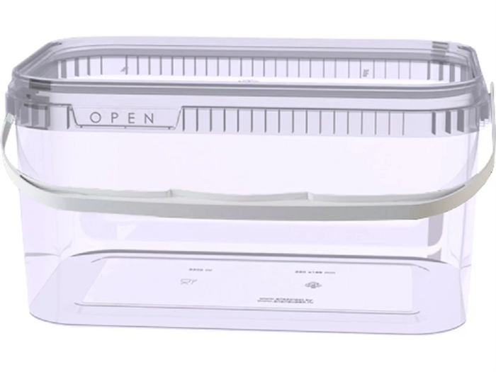 Дигрус Ведро прямоугольное 3,3л прозрачное ВП-3,3-Пр/Д ВП-3,3-Пр/Д