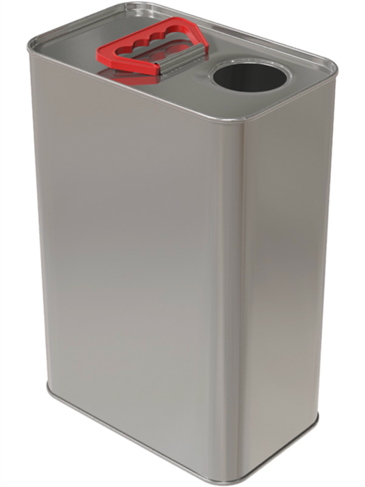 Дигрус Канистра металл 4л. прямоугольная, с ручкой пластик, с крышкой-берикап КМП-4-Н/Д