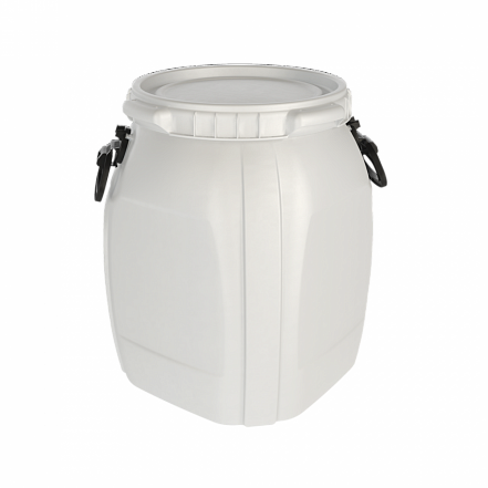 Дигрус Бочка пластиковая 52 л Quadro с резьбовой крышкой белая БП-52-РКБ/Д БП-52-РКБ/Д