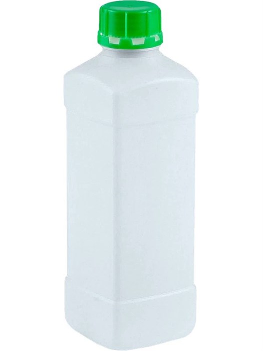 Дигрус бутыль пластиковая квадратная 1 литр с пробкой, неокрашенная БПК 1-35Н/Д БПК 1-35Н/Д