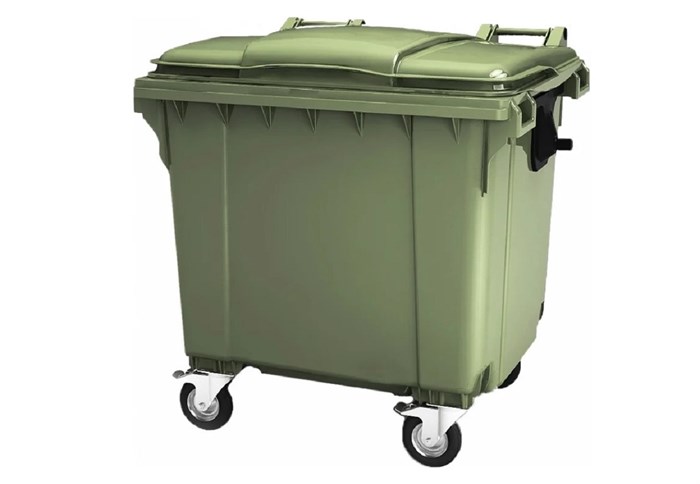 Мусорный контейнер Дигрус 1100 л зеленый 29.С19-З/Д 29.С19-З/Д