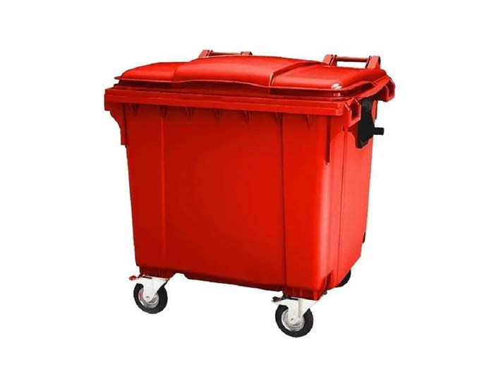 Мусорный контейнер Дигрус 1100 л красный 29.С19-К/Д 29.С19-К/Д