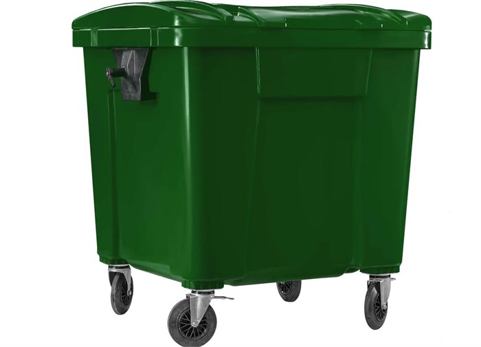 Дигрус Мусорный евроконтейнер 1100 л зеленый ПЗ29.С19-З/Д ПЗ29.С19-З/Д