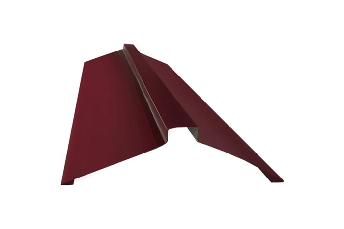 Конёк фигурный металлический Дигрус 2000х140, красный КФМ-21405-КР/Д КФМ-21405-КР/Д