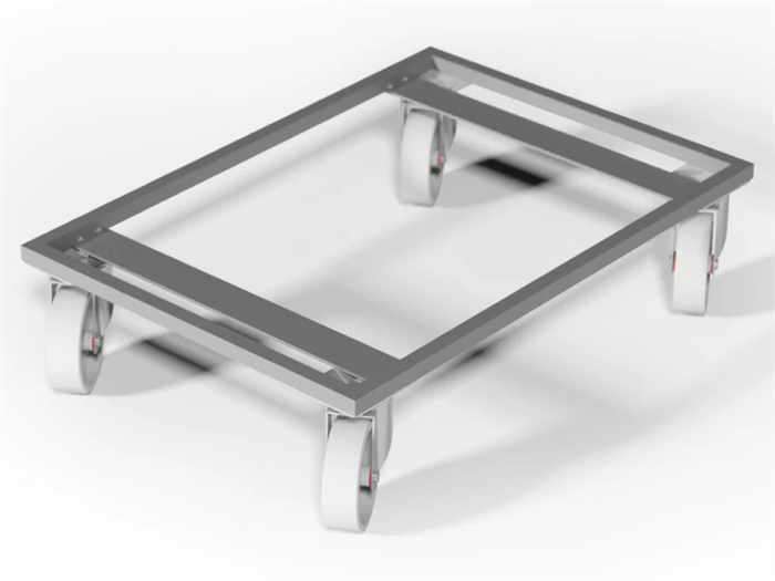 Дигрус Тележка для транспортировки ящиков, на полиамидных колёсах. арт Т-425я-ПК/Д Т-425я-ПК/Д