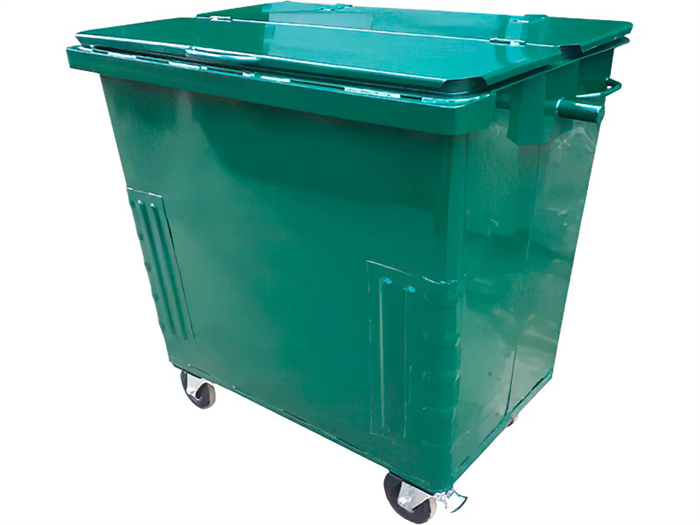 Дигрус Контейнер металл 0,8 м3 для ТБО на колесах, с крышкой арт КМ-0,8-ККЗ/Д КМ-0,8-ККЗ/Д