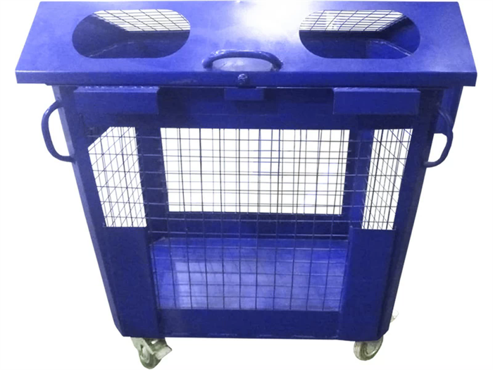 Дигрус Мусорный контейнер на колёсах (900 л) сетчатый, синий арт МК-900-СС/Д МК-900-СС/Д