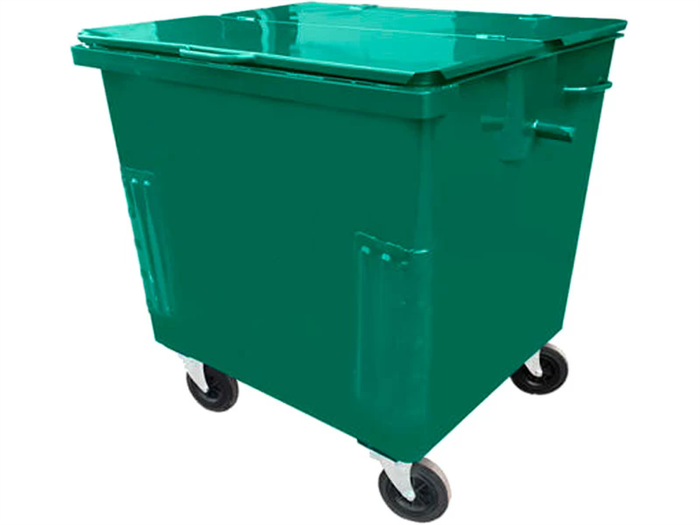 Дигрус Контейнер металл 1100л. с крышкой, на колесах арт КМ-1100-КК/Д КМ-1100-КК/Д