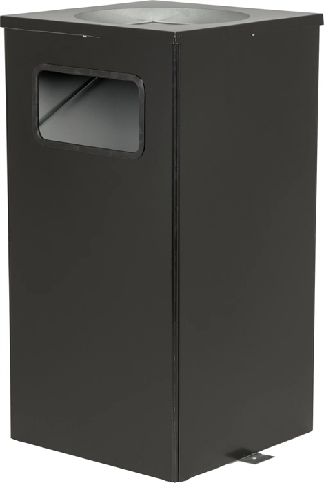 Дигрус Урна 80 литров Квадро-13 черный арт УК13-80-Ч/Д УК13-80-Ч/Д