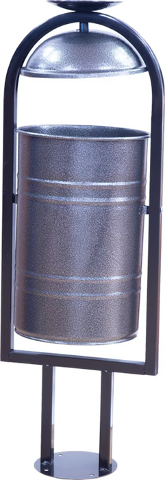 Дигрус Урна металлическая с пепельницей 1050х370х300 мм. арт УМ-10х37х30-С/Д УМ-10х37х30-С/Д