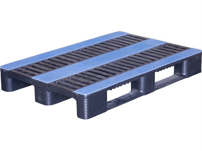 Дигрус Паллет перфорир 1200х800х160 anti-slip на 3 полозьях усил,серый арт ПП-120х80х16-УС/Д ПП-120х80х16-УС/Д