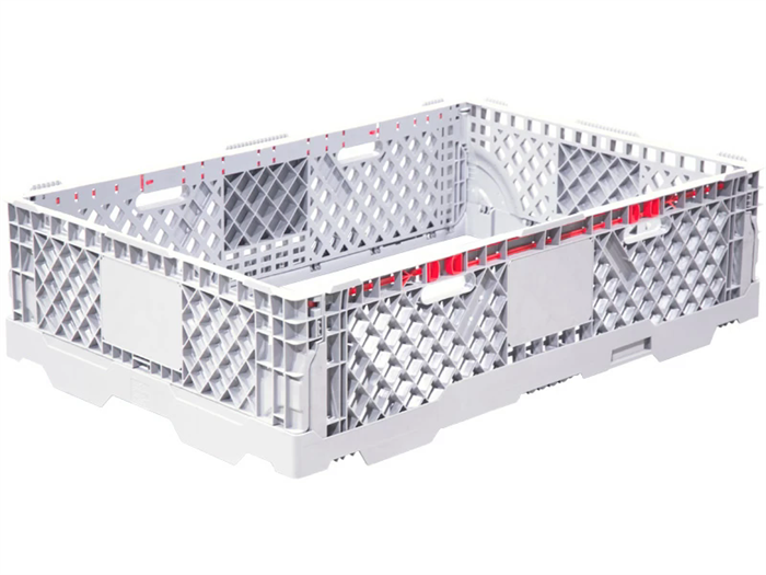 Дигрус Паллетная рама штабелируемая 1200*800*300 серая c бортиками арт ПРШ-1200х800х300-С/Д ПРШ-1200х800х300-С/Д