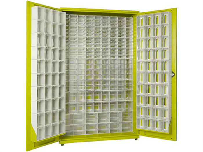 Дигрус Шкаф 1150х400х1830 мм, Комплект/275 ящиков арт Ш-1150х400х1830-Ж/Д Ш-1150х400х1830-Ж/Д