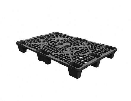 Поддон перфорированный пластиковый Дигрус 1200х800х140 на ножках ЭКО арт ППП-120х80х14-Ч/Д ППП-120х80х14-Ч/Д