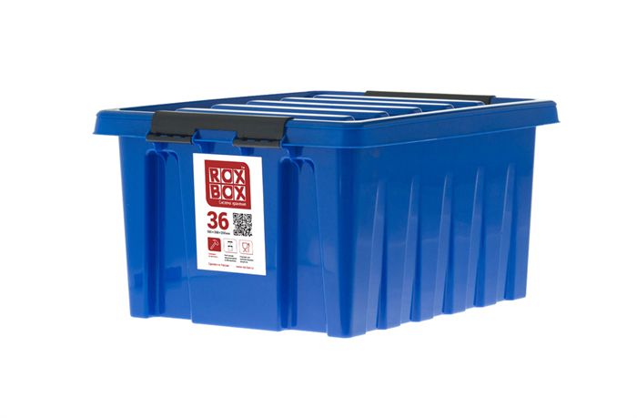 Дигрус Ящик Rox Box сплошной 500×390×250 мм, объем 36 л  синий RB36-С/Д RB36-С/Д
