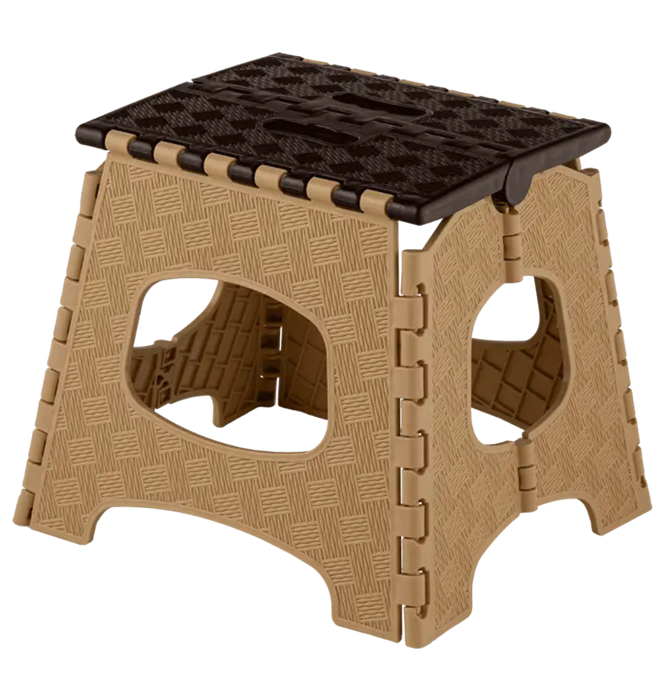 Табурет складной малый Бежевый 13790