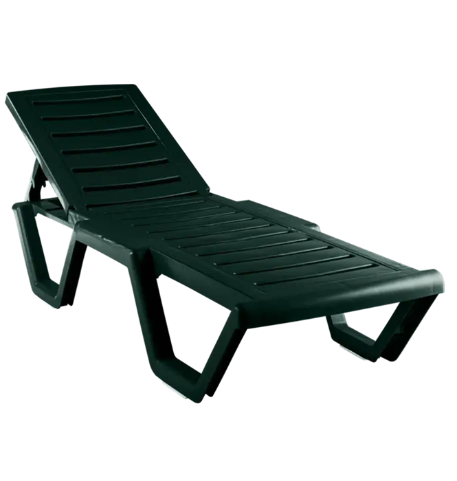 Шезлонг АТЛАНТ темно-зеленый 13820