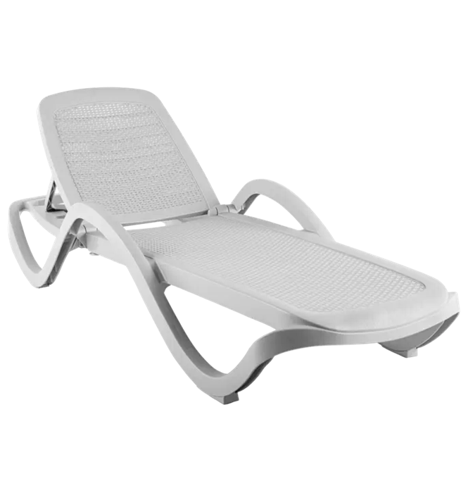 Шезлонг КАПРИ белый 13830