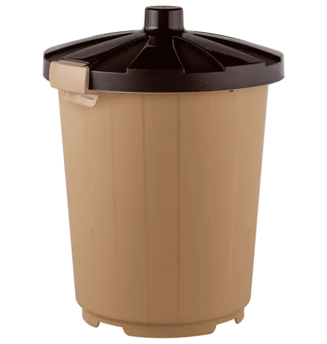 Бак 105л с крышкой на колесах 13974