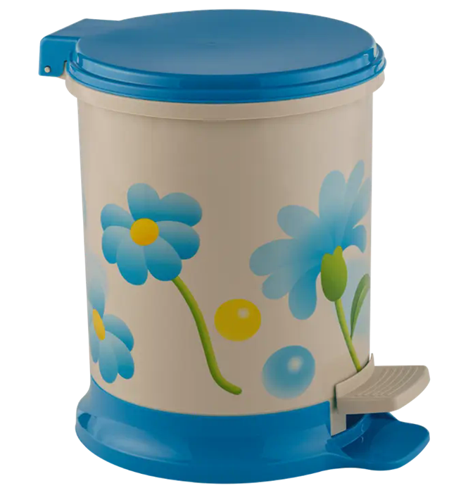 Ведро педальное 11л с рисунком 13990