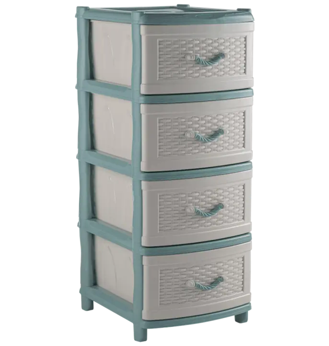 Комод ЭЛЛАСТИК с фасадом Плетенка 14008