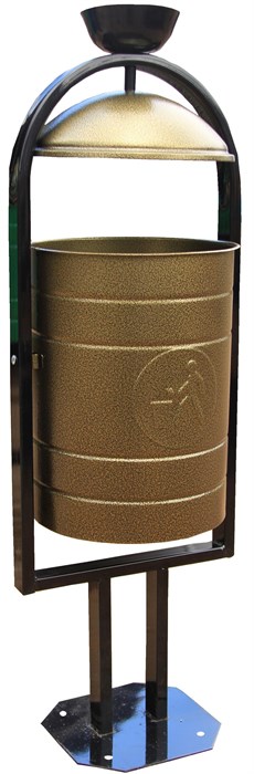 Урна Дигрус  с пепельницей  30 литров  бронза УП30-Б/Д УП30-Б/Д