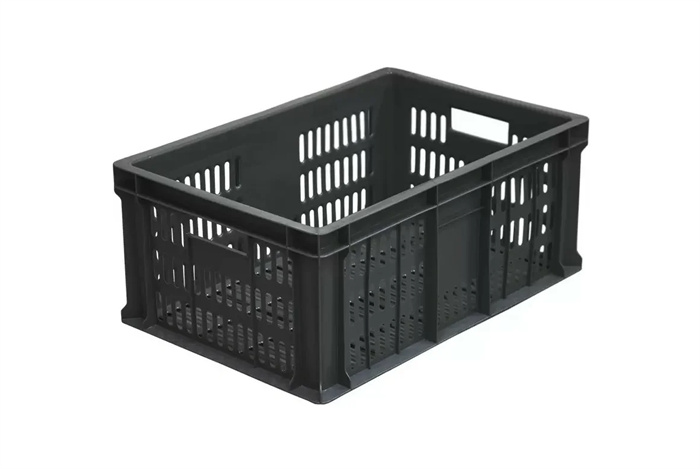 Ящик Дигрус 600х400х250 с перфорацией черный Я-60.40.25-ПЧ/Д Я-60.40.25-ПЧ/Д