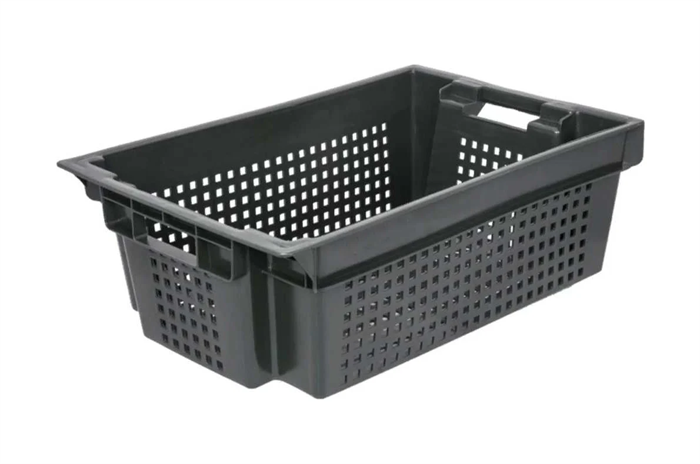 Ящик 48 л Дигрус перфорированный 600х400х200 чёрный Я/ПЕР-48-Ч/Д Я/ПЕР-48-Ч/Д