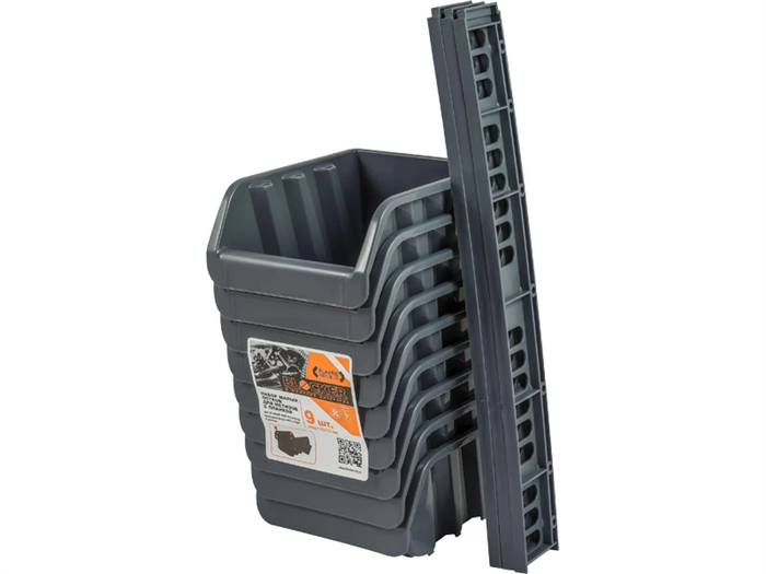 Дигрус Ящик п/п 160х115х75 для метизов, комплект, из 9 шт. серый ЯСвк-1617К-С/Д ЯСвк-1617К-С/Д