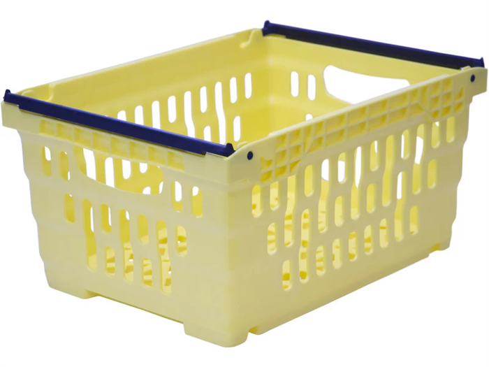 Дигрус Ящик перфорированный 400х200х167, объём 13.36, жёлтый арт ЯП-40х20х16-Ж/Д ЯП-40х20х16-Ж/Д