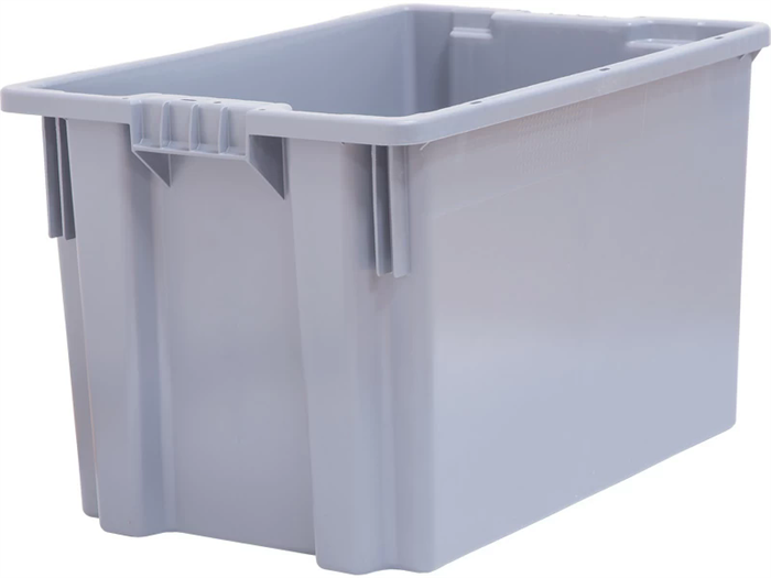 Дигрус Ящик п/э 600х400х350 сплошной, серый ЯС-6435-С/Д ЯС-6435-С/Д