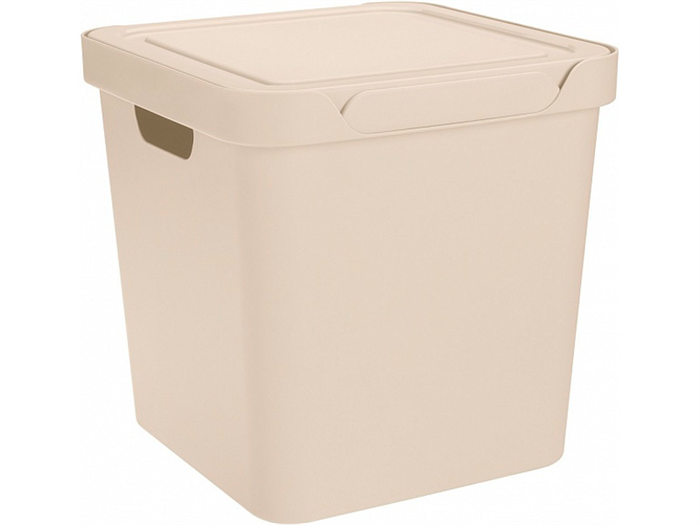 Дигрус Ящик для хранения сплошной 286х286х286, объем 18л, бежевый ЯС-Дел28.28.28-Б/Д ЯС-Дел28.28.28-Б/Д
