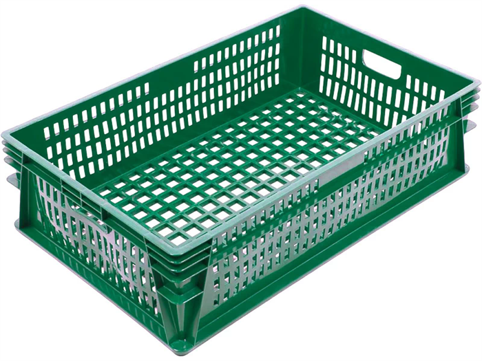 Дигрус Ящик перфорированный 740х465х200, объём 55, зелёный ЯП-74462-З/Д ЯП-74462-З/Д