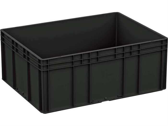 Дигрус Ящик п/п 800х600х320 сплошной, усиленное дно, чёрный ЯС-ЕС8632.4R-Ч/Д ЯС-ЕС8632.4R-Ч/Д