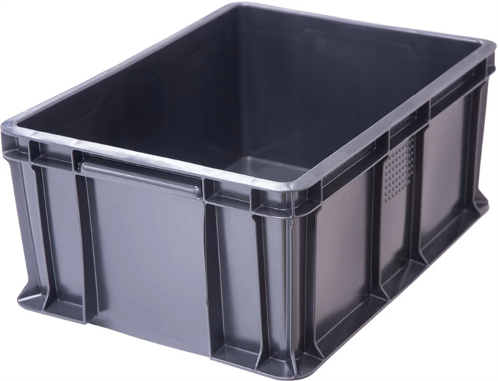 Дигрус Ящик сплошной 400х300х180 мм, объем 16.6 л., чёрный ЯС-4318-Ч/Д ЯС-4318-Ч/Д