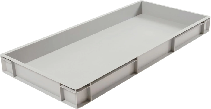 Дигрус Ящик сплошной 1000х400х120 мм, объем 31 л., серый ЯС-10412-8С/Д ЯС-10412-8С/Д