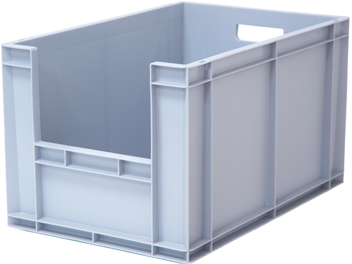 Дигрус Ящик сплошной с вырезом 600х400х350 мм, объем 67 л., серый ЯСВ-6435-С/Д ЯСВ-6435-С/Д
