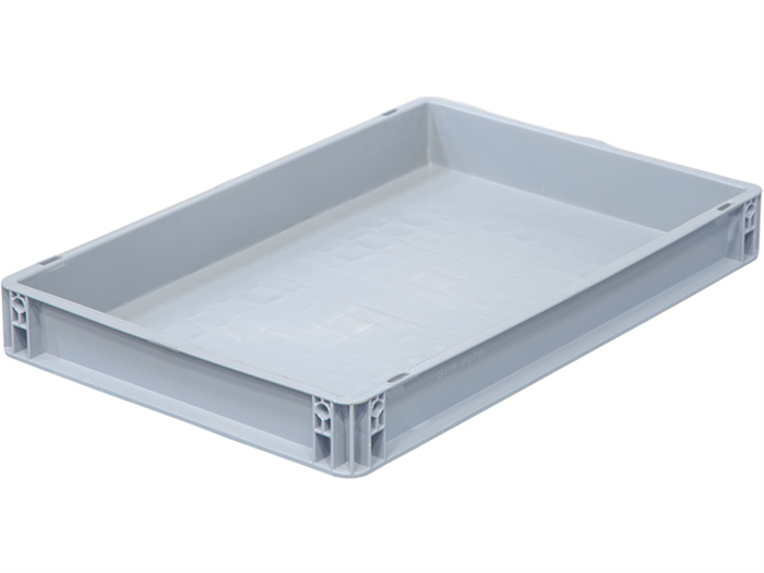 Дигрус Ящик сплошной 600х400х75 мм, объем 18 л., серый ЯС-СПК6475-С/Д ЯС-СПК6475-С/Д